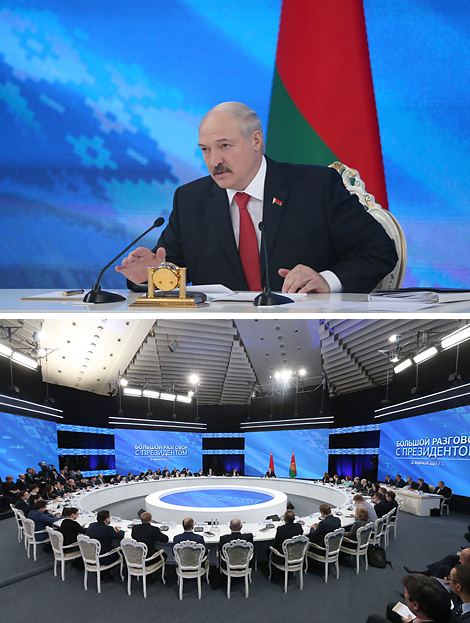 Вялікая размова з Прэзідэнтам: сустрэча Аляксандра Лукашэнкі з аўтарытэтнымі экспертамі і журналістамі