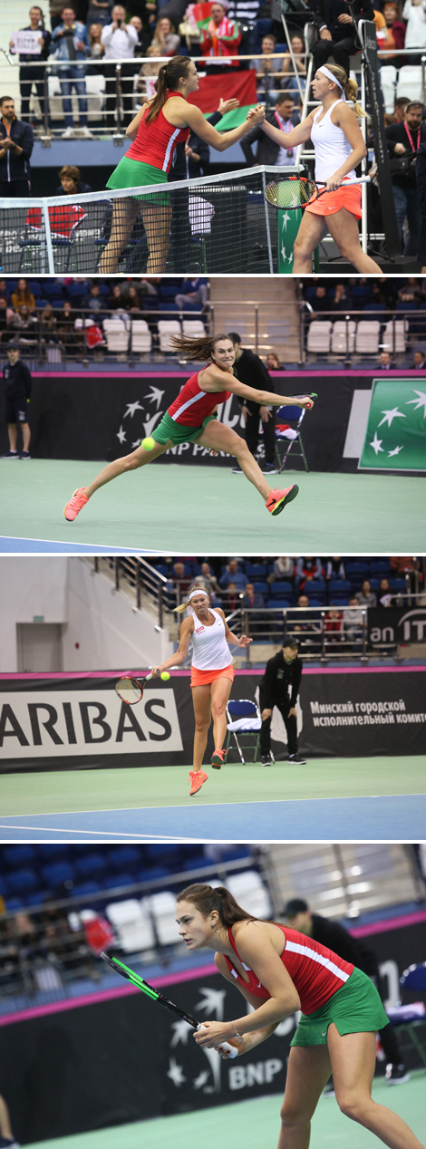 Arina Sobolenko and Michaella Krajicek