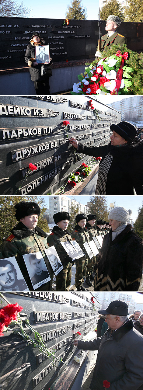 Памяць воінаў-інтэрнацыяналістаў ушанавалі ў Віцебску