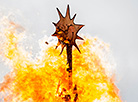 Symbolic burning ceremony of the Maslenitsa effigy 