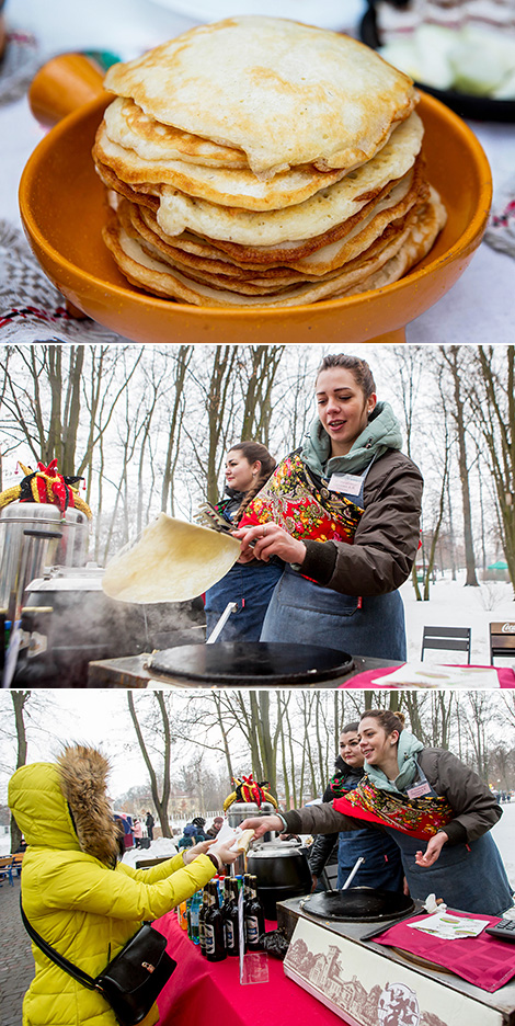 Pancakes, the main dish of the Maslenitsa Week