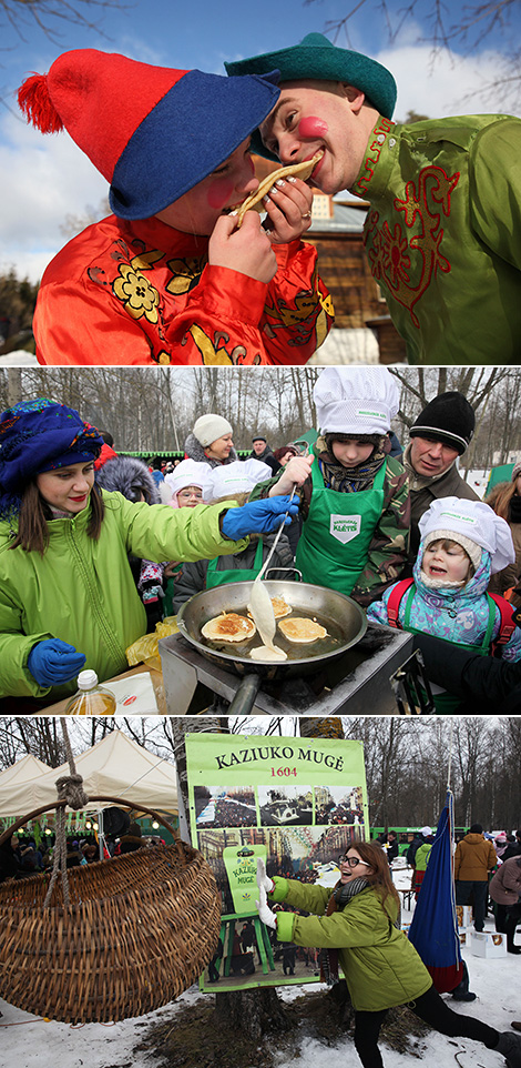 Maslenitsa celebrations in Vitebs