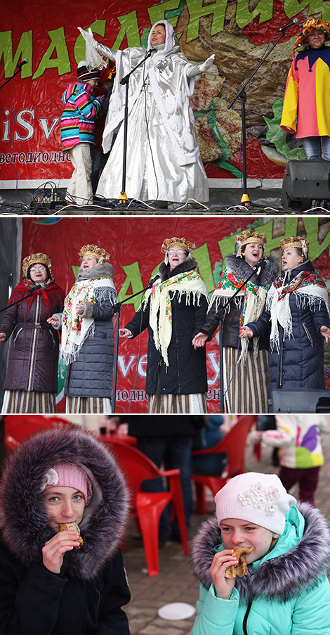 Maslenitsa celebrations in Gomel