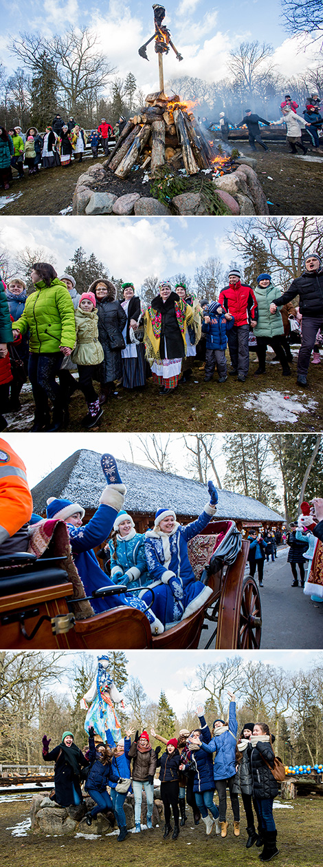 Maslenitsa in the estate of the Belarusian Father Frost