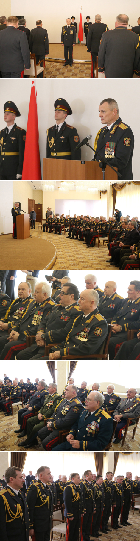 Сустрэча афіцэраў МУС і ўнутраных войскаў