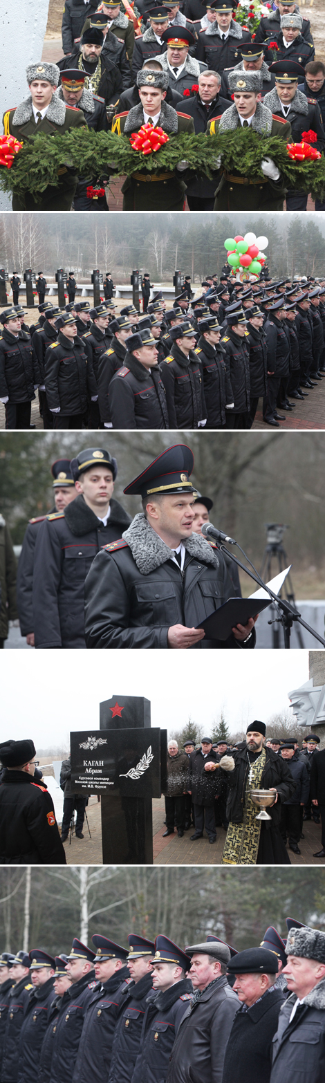 Аллея памяти бойцам батальона милиции капитана Владимирова открыта под Могилевом
