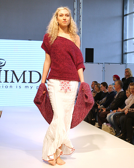 Fashion-дэфіле ў Нацыянальнай школе прыгажосці