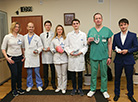 Heart surgeons and designers of the 3D printed heart model 