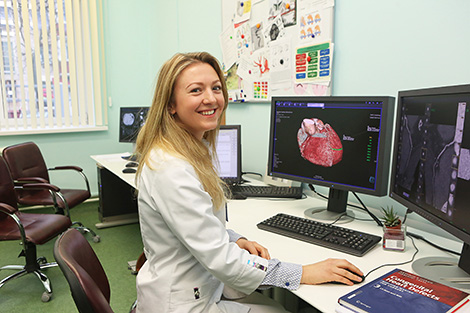X-ray technician Anna Model