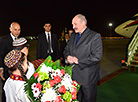 Alexander Lukashenko arrives in Turkmenistan on an official visit