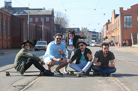 
Belarusian music band NAVIBAND makes a video greeting for Eurovision 2017