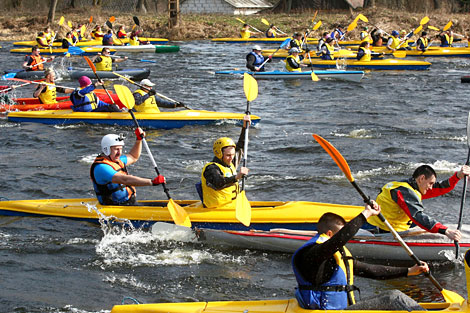 International festival of water tourism Neman Spring