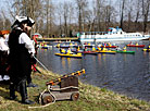 Start of the 12-km marathon on the Augustow Canal