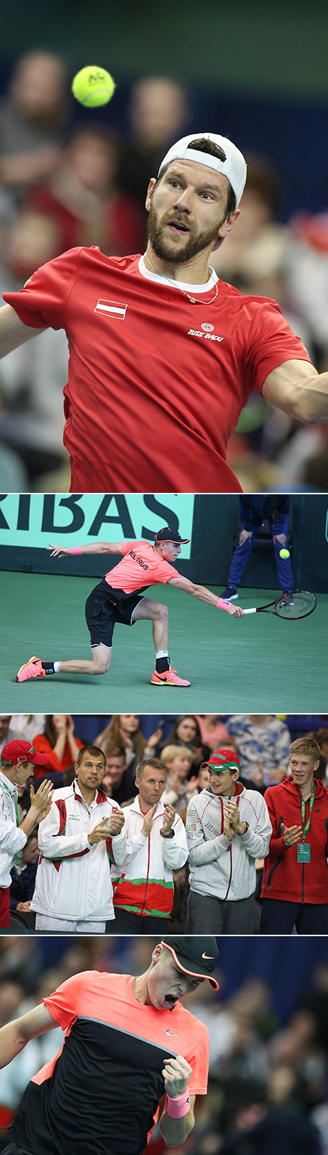 Davis Cup 2017. Ilya Ivashko vs Jurgen Melzer