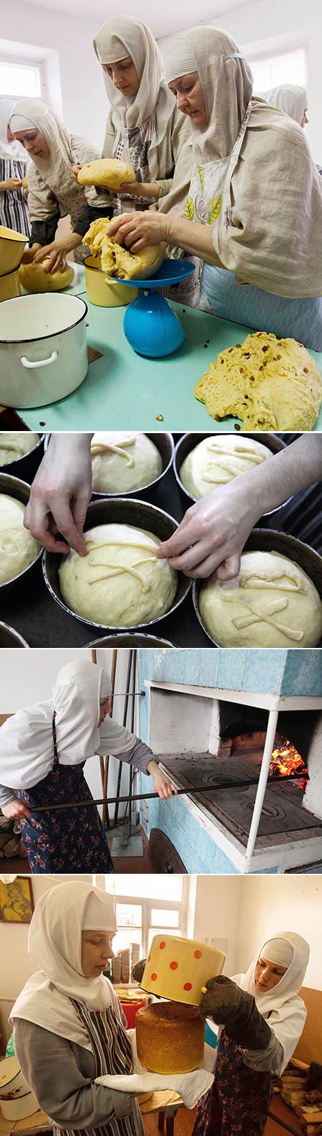 Easter cakes from the Savior and St Euphrosyne Convent, Polotsk