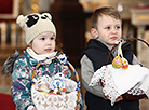 Blessing of Easter treats in St. Francis Xavier Cathedral, Grodno