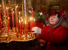 Easter service in the Grodno Orthodox Convent of St. Mary Nativity