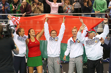 Belarus beat Switzerland 3-2 in Fed Cup semifinal tie