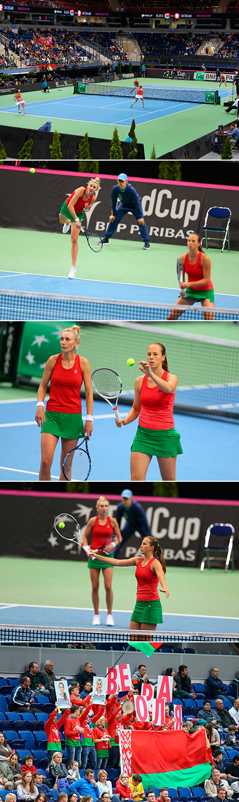 Belarus beat Switzerland 3-2 in Fed Cup semifinal tie