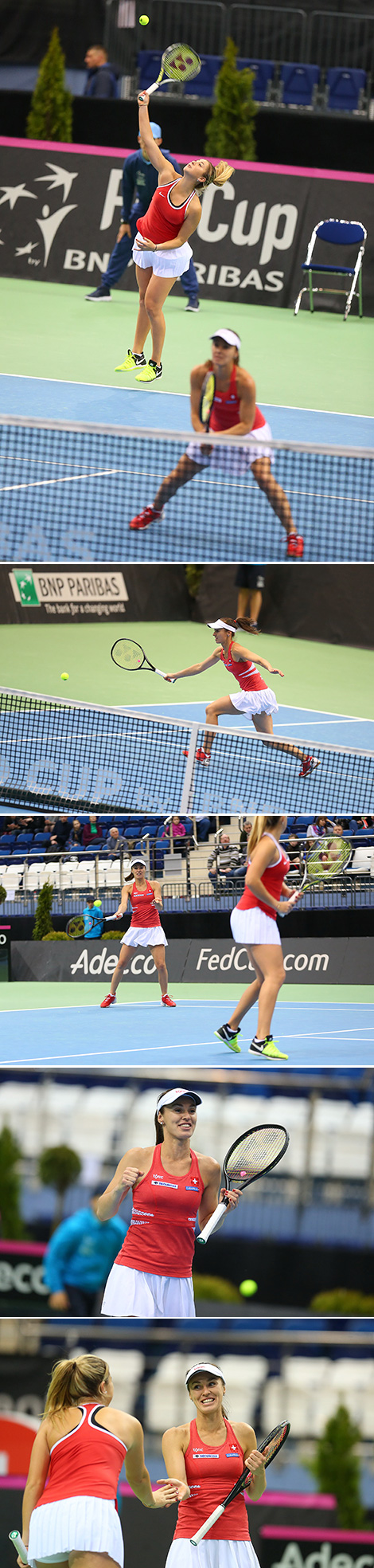 Martina Hingis and Belinda Bencic