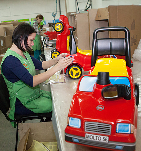 Production of toys at Polesie enterprise