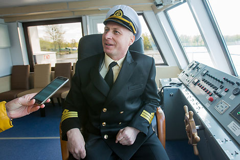 Igor Dvorak, Belarus’ first captain of a passenger long-voyage vessel