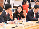 亚历山大.卢卡申科会见了中国新闻记者代表团