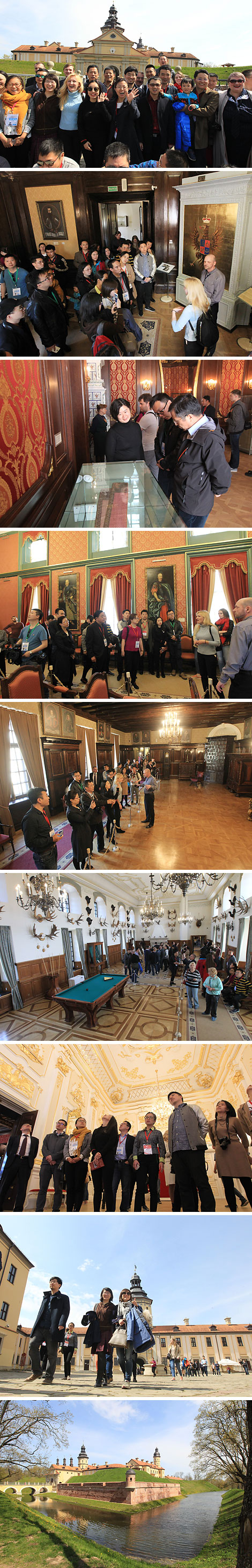 Chinese journalists visit Nesvizh Palace