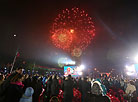 Festive salute in Minsk