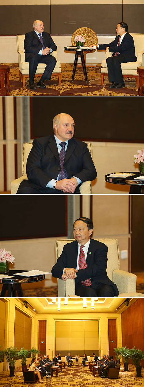 会见中国中信集团公司董事长常振明