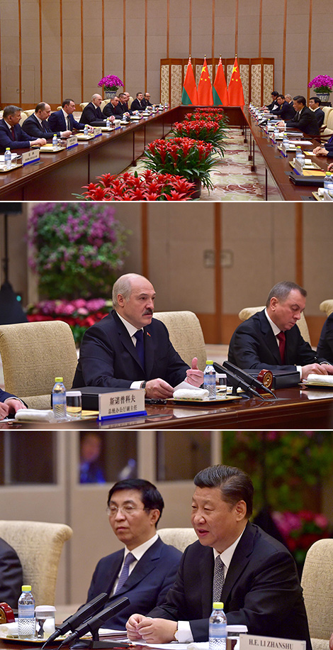 与中国国家主席习近平会面