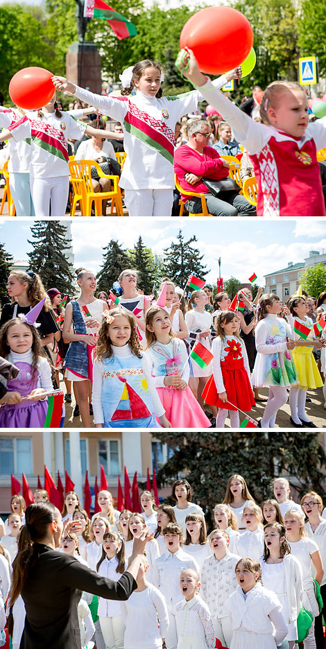 National Emblem and National Flag Day in Brest