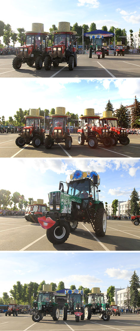Tractor ballet to mark the birthday of Minsk Tractor Works