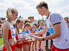 Автограф и пожелания юным спортсменам от Юлии Нестеренко