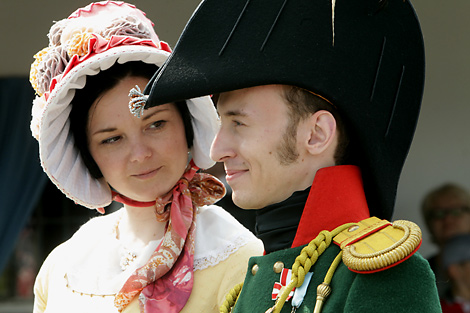 Golden Spur. 1812 reenactment festival 