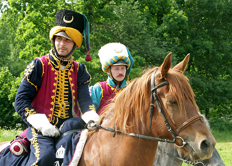 Golden Spur. 1812 reenactment festival 
