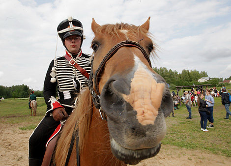 Golden Spur. 1812 reenactment festival 