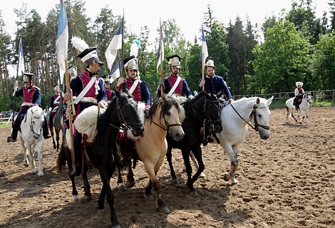 Golden Spur. 1812 reenactment festival 