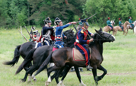 Golden Spur. 1812 reenactment festival 