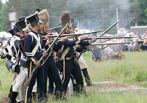 Golden Spur. 1812 reenactment festival 
