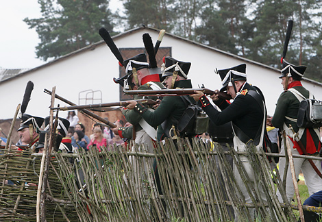 Golden Spur. 1812 reenactment festival 