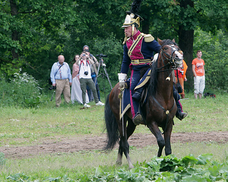 Golden Spur. 1812 reenactment festival 