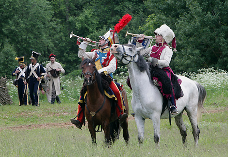 Golden Spur. 1812 reenactment festival 