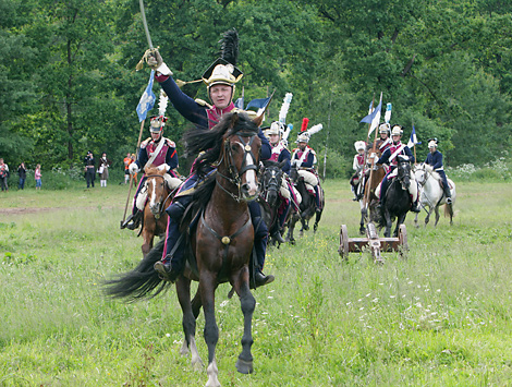 Golden Spur. 1812 reenactment festival 