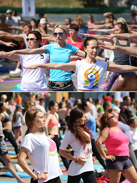 International Yoga Day in Minsk 