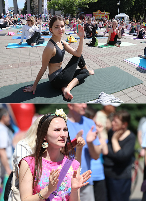 International Yoga Day in Minsk 