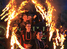 
Fire show at the Svyata Sontsa 2017 folk festival 