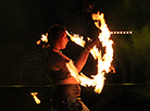 Fire show at the Svyata Sontsa 2017 folk festival 