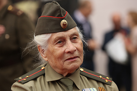 1944 partisans' parade reenactment in Minsk