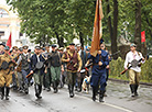 1944 partisans' parade reenactment in Minsk